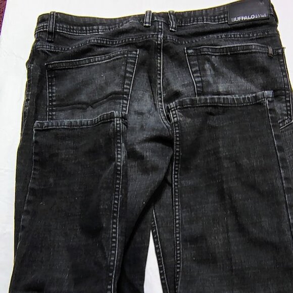 BUFFALO JEANS BY DAVID BITTON 34X32 DARK GRAY STRETCH JEANS - Picture 5 of 5